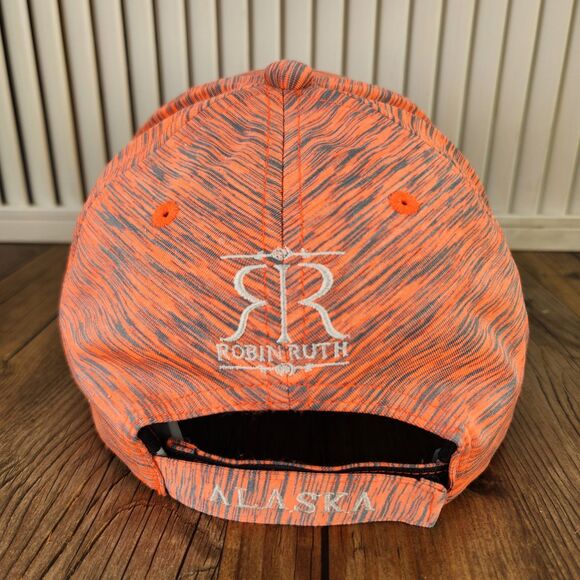 Robin Ruth Alaska AK Land of the Midnight Sun Strapback Hat Cap Pink Gray Womens - Picture 5 of 10